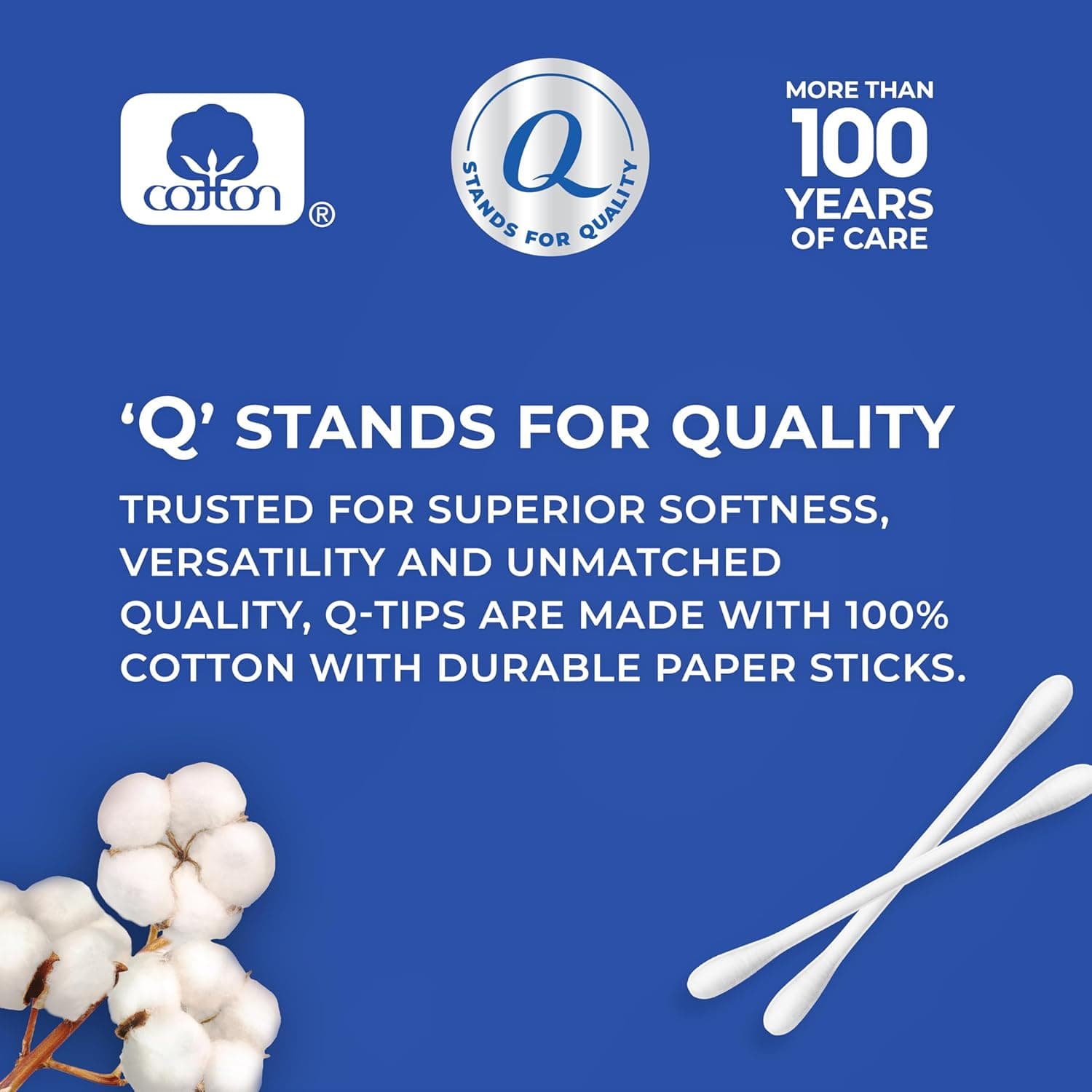 Q-tips Swabs Travel Pack,30 Count, Pack of 1 blue image 2